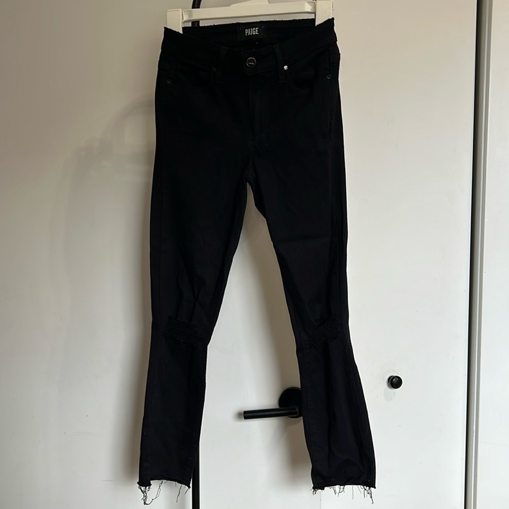 PAIGE Denim Black Skinny Jeans